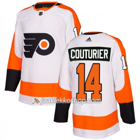 Miehille NHL Philadelphia Flyers Pelipaita Sean Couturier 14 Adidas 2017-2018 Valkoinen Authentic